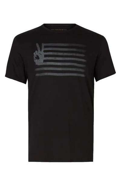 John Varvatos Men's Peace Flag Graphic T-shirt In Black