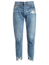 Agolde Jamie High-rise Classic-fit Ankle Distressed Jeans In Grade