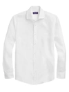 Ralph Lauren Classic Linen Sport Shirt In Optic White