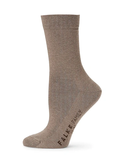 Falke Family Cotton Socks In Pebble