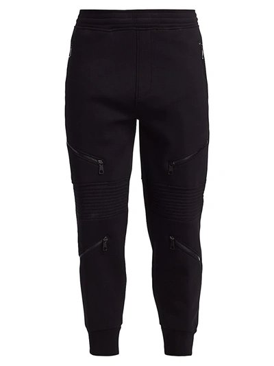 Neil Barrett Men's Multi-zip Trousers In Black Brun