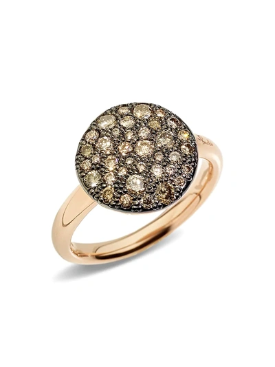 Pomellato Sabbia Brown Diamond & 18k Rose Gold Ring