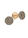 Pomellato Women's Sabbia Brown Diamond & 18k Rose Gold Stud Earrings