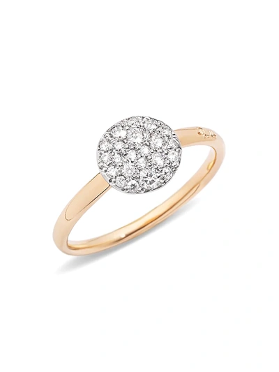 Pomellato Sabbia Diamond & 18k Rose Gold Small Ring