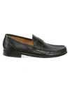 Saks Fifth Avenue Collection Leather Penny Loafers In Black