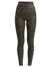 Spanx Camo Leggings In Matte Green Camo