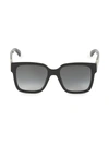 Givenchy 53mm Square Sunglasses In Black