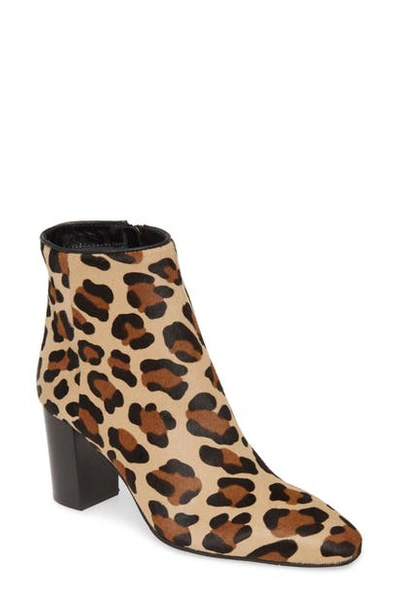 Aquatalia Florita Leopard-print Calf Hair Ankle Boots