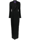 Polo Ralph Lauren Kristian Double-breasted Evening Dress In Black