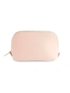 Royce New York Signature Cosmetic Bag In Blush Pink
