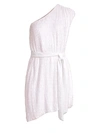 Retroféte Women's Ella One-shouldered Sequin Dress In Pearl White