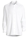 Eton Men's Contemporary-fit Solid Sport Shirt In White