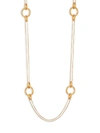Dean Davidson Bamboo Shaped Charm Necklace In Gold