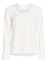 Akris Punto Trumpet-cuff Blouse In Cream