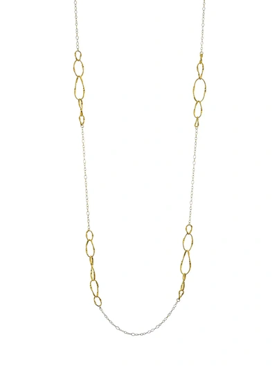 Marco Bicego Women's Marrakech Onde 18k Yellow Gold Coil & Rolo Link Medium Chain Necklace