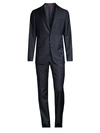 Isaia Men's Abito Slim-fit Wool Suit In Blue