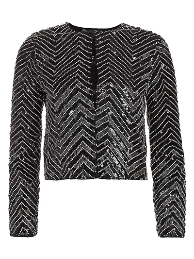 Alice And Olivia Women's Kidman Embellished Boxy Jacket In Black