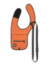 Stone Island Side Arm Hip Bag In Orange