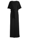 Lafayette 148 Women's Annette Finesse Crepe Jumpsuit In Black