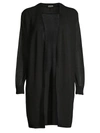 Lafayette 148 Women's Sheer Voile Cardigan In Black