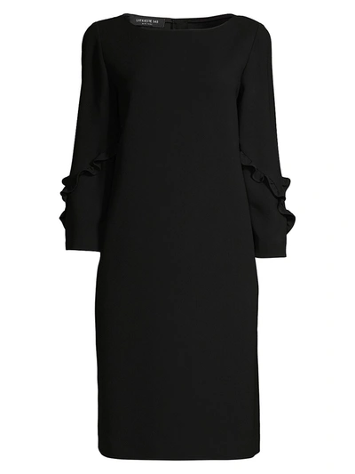 Lafayette 148 Women's Abigail Finesse Crepe Dress In Black