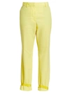 Artica Arbox Women's Grosgrain Trousers In Limelight