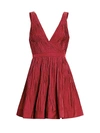 Alexis Marilou Dress In Burgundy