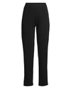 Misook High-rise Ankle Pants In Black