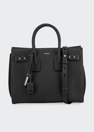 Saint Laurent Sac De Jour Small Supple Leather Bag In Black