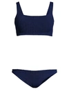 Hunza G Xandra 2-piece Bikini Set In Navy Nile