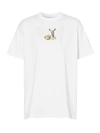 Burberry Women's Devon Deer Graphic T-shirt In White