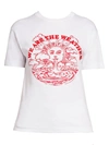 Stella Mccartney Women's We Are The Weather Cotton T-shirt In Pure White