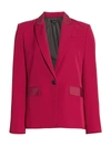 Rag & Bone Women's Rylie Button-front Blazer In Pink