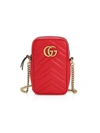 Gucci Women's Gg Marmont Mini Bag In Red