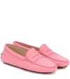 Tod's Women's Gommino Leather Driving Loafers In Pink