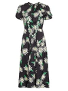 The Marc Jacobs Women's Sofia Loves The 40s Midi Dress In Black Multi