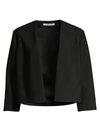 Hugo Boss Women's Jikiva Cropped Ponte Jacket In Black