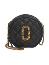 The Marc Jacobs Women's The Status Christy Circle Leather Crossbody Bag In Black