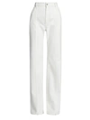 Loewe High-rise Wide-leg Jeans In White