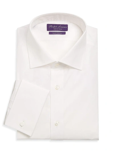 Ralph Lauren Men's Aston Cotton Poplin Sport Shirt In White