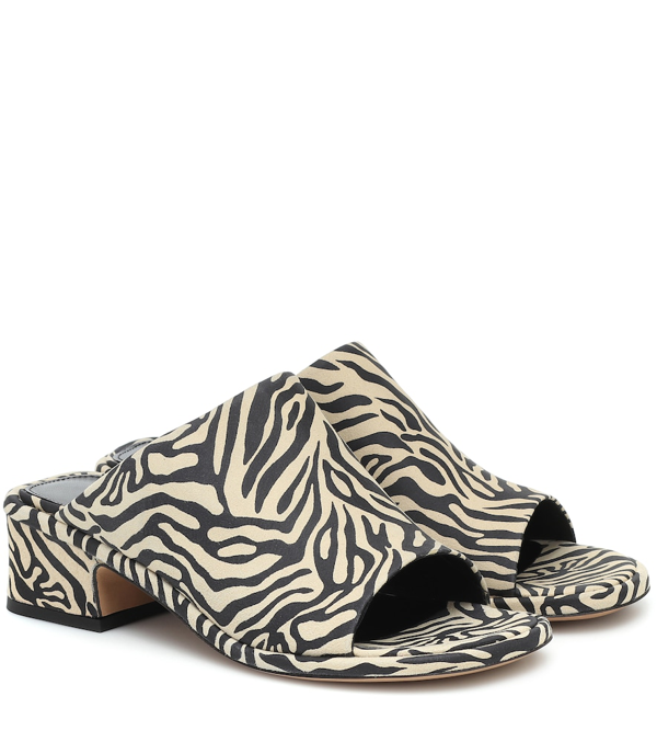 zebra mules shoes