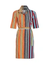 Akris Punto Parasol Striped Shirtdress In Parasol Stripe Multi