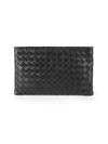 Bottega Veneta Women's Leather Pouch In Black