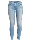 Ag Farrah Mid-rise Ankle Skinny Raw Hem Jeans In 22 Years Redemptive