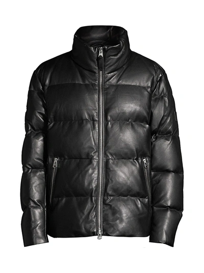 Mackage Men's Ryden Lambskin Down Filled Puffer Jacket In Black