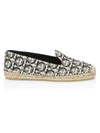 Ferragamo Women's Sue Logo Canvas Espadrilles In Neutral