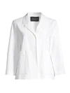 Lafayette 148 Women's Layken Notch Lapel Jacket In White