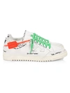 Off-white Men's 2.0 Leather Low-top Sneakers In White