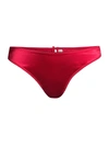 Fleur Du Mal Women's Luxe Lace Thong In Pop Cherry