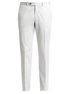 Ermenegildo Zegna Men's Cotton Stretch Trousers In Stone